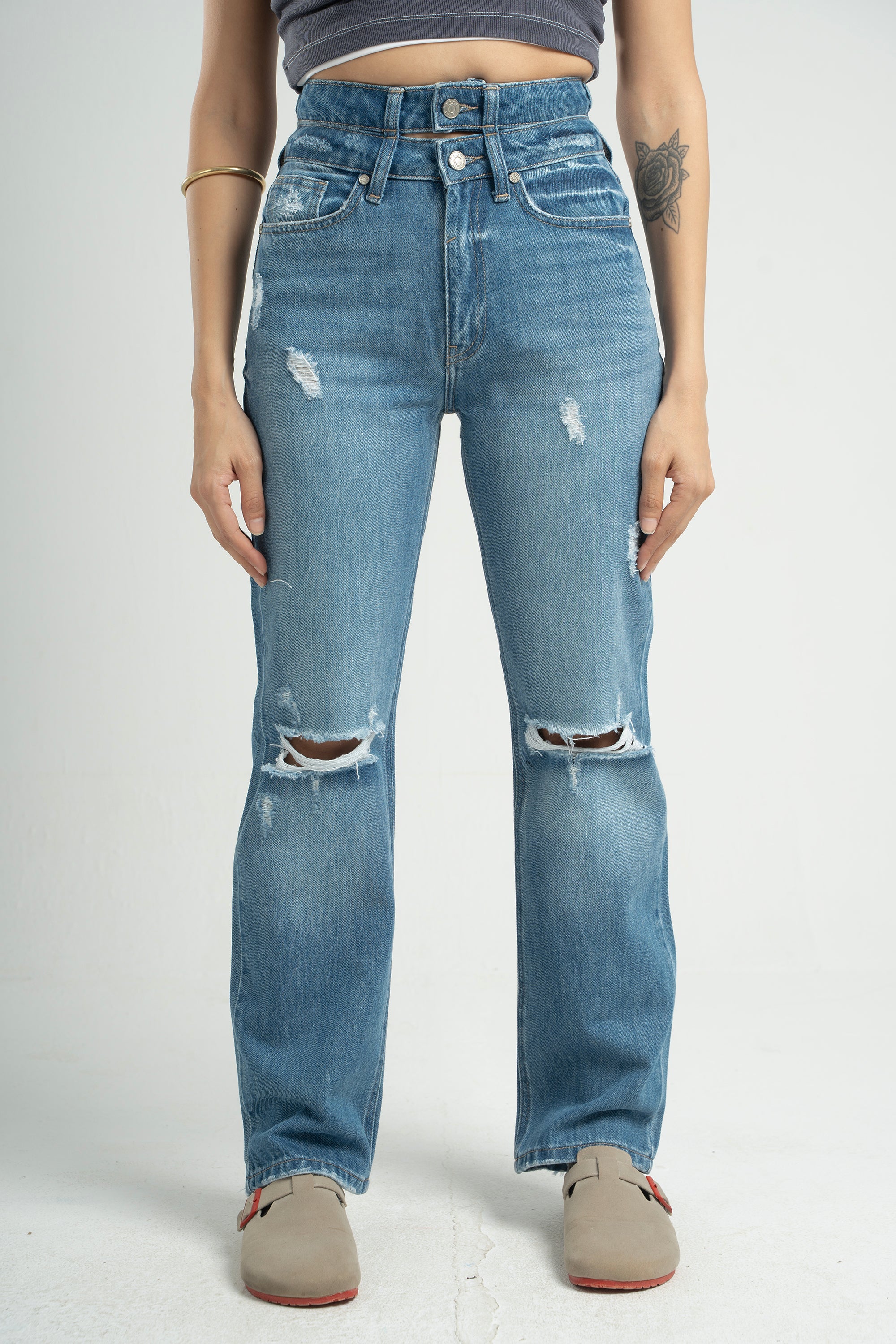 Double Waist Jeans